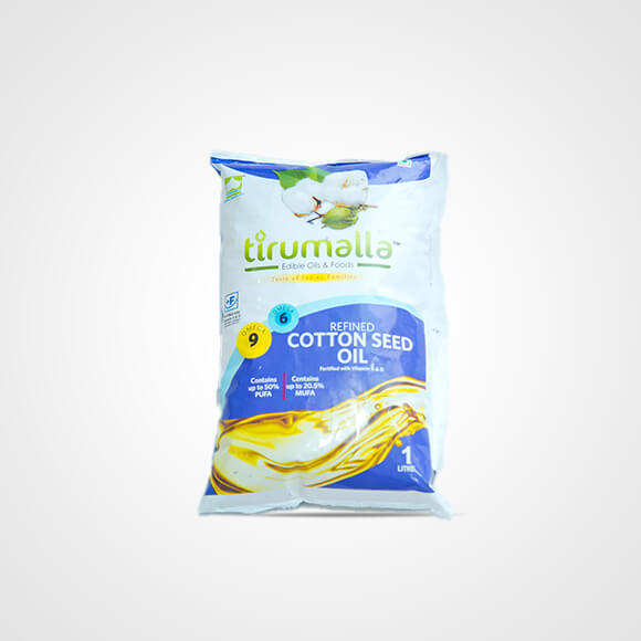 tirumalla cotton oil 1 ltrs pouch