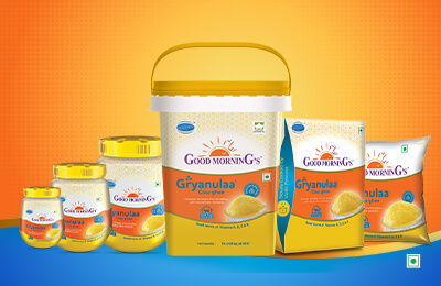 kute group dairy's good mornings gryanulaa ghee products